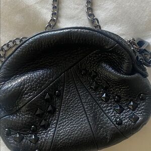 Sanctuary Black Crossbody Bag with Chain Strap